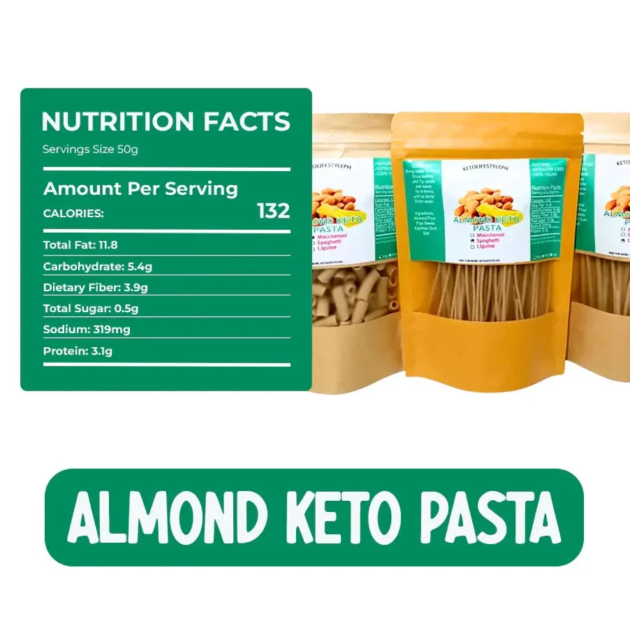 Keto Low Carb Pasta – Almond & Coconut Flour 100grams