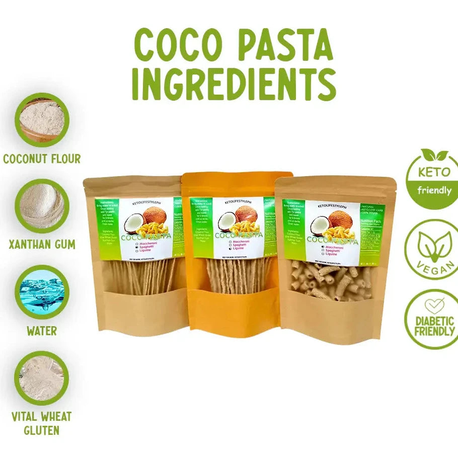 Keto Low Carb Pasta – Almond & Coconut Flour 100grams