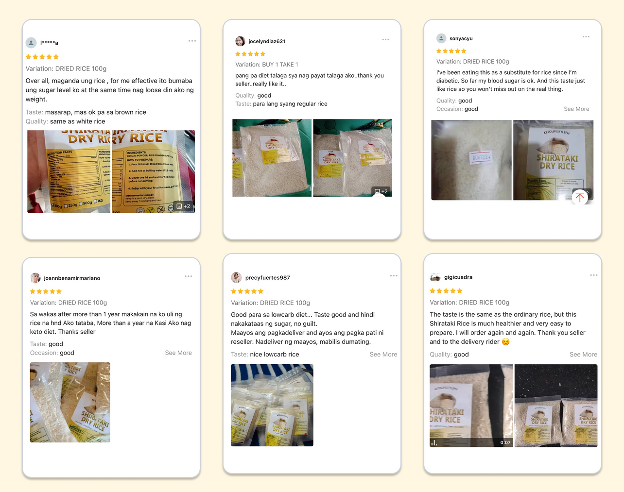 Customer review